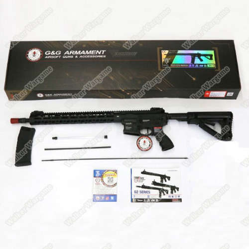 G&G TR16 MBR 556WH AEG Airsoft Rifle - Black New G2 SystemBuild In ETUMOSFET