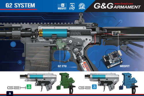 G&G TR16 MBR 556WH AEG Airsoft Rifle - Black New G2 SystemBuild In ETUMOSFET