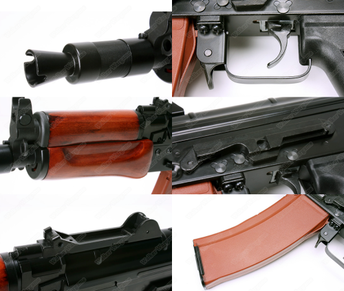 SRC SR74U Tactical Folding AKS74u Full Metal Real Wood GEN3