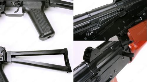 SRC SR74U Tactical Folding AKS74u Full Metal Real Wood GEN3
