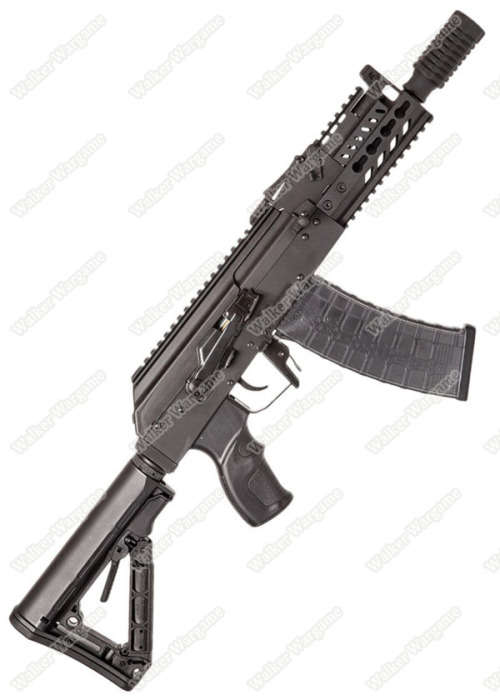 G&G Tactical RK74 CQB KeyMod AK CQB AEG Airsoft Gun Build In ETU MOSFET - Black