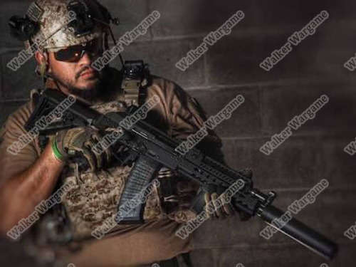 G&G Tactical RK74 E KeyMod AK Carbine AEG Airsoft Gun Build In ETU MOSFET - Black