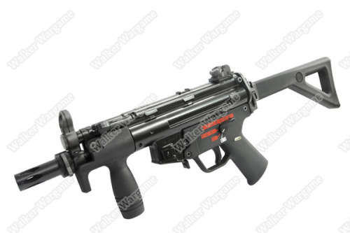 WE H&K MP5K PDW Apache Green Gas Blow Back - BLACK