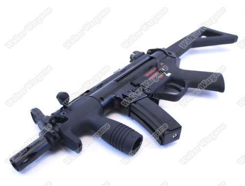 WE H&K MP5K PDW Apache Green Gas Blow Back - BLACK
