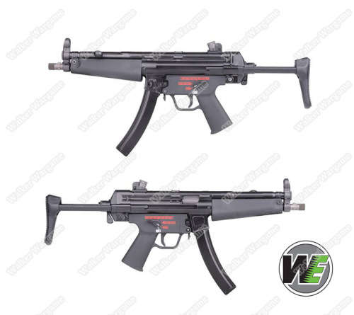 WE Tech MP5 J A3 GBB Apache Submachine Gun Green Gas Blow Back