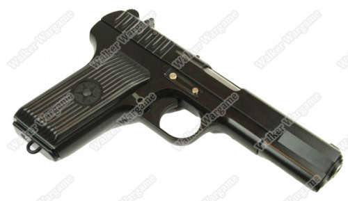 WE Full Metal Russian Tokarev T33 TT-33 GBB Gas Blow Back Airsoft Pistol - Black