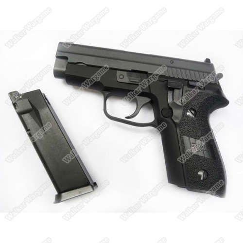WE Tech Sig Sauer P229 Full Metal Green Gas Airsoft Gas Blow Back Pistol
