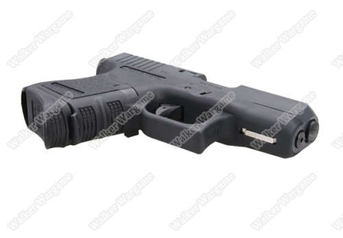 WE Tech Mini Subcompact Glock 27 Green Gas Blow Back Pistol - Black