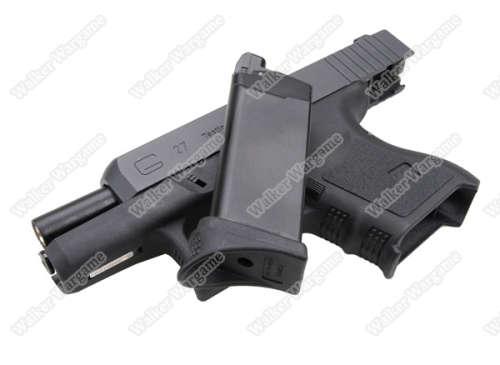 WE Tech Mini Subcompact Glock 27 Green Gas Blow Back Pistol - Black