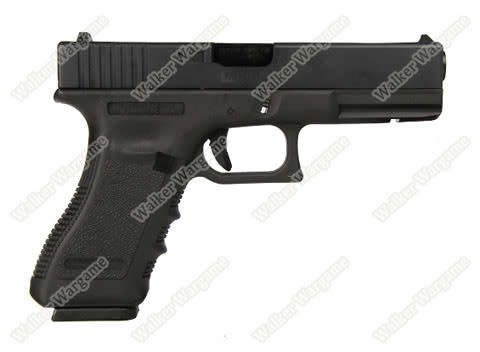 WE Tech Glock 18C Geen Gas Blow Back Pistol - Black Semi Auto/Full Auto Black