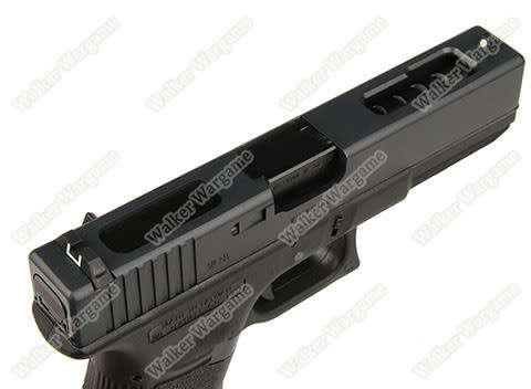 WE Tech Glock 18C Geen Gas Blow Back Pistol - Black Semi Auto/Full Auto Black