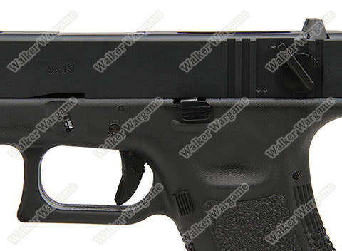 WE Tech Glock 18C Geen Gas Blow Back Pistol - Black Semi Auto/Full Auto Black