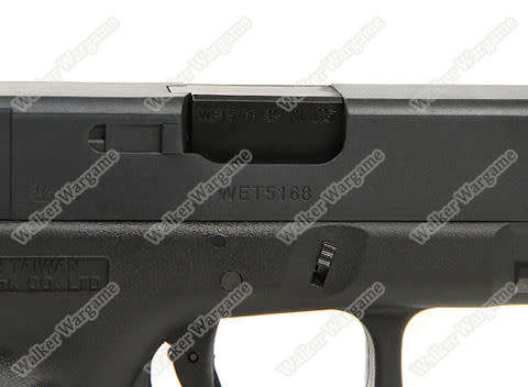 WE Tech Glock 17 Green Gas Blow Back Pistol - Black