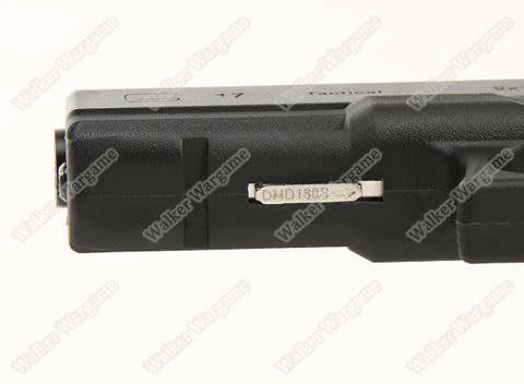 WE Tech Glock 17 Green Gas Blow Back Pistol - Black