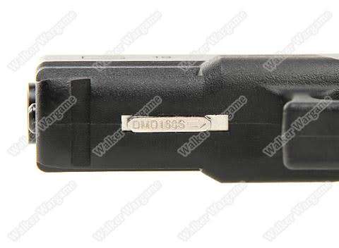 WE Tech Glock 19 Green Gas Blow Back Pistol - Black