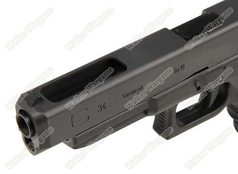 WE Tech Glock 34 IPSC Geen Gas Blow Back Pistol