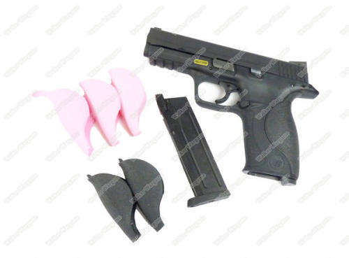WE M&P 22 BIG BIRD Full Auto Green Gas GBB Gas Blow Back Pistol - Black