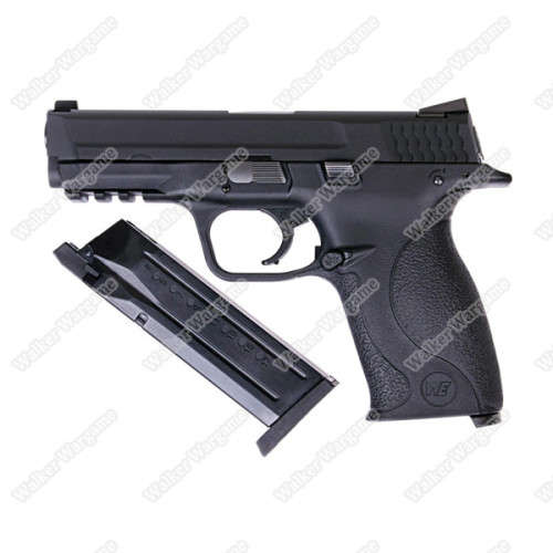 WE M&P 22 BIG BIRD Full Auto Green Gas GBB Gas Blow Back Pistol - Black