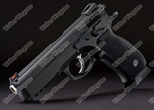 KJ Works CZ-75 SP-01 Shadow Full Metal GBB Pistol (ASG, Gas Blow Black) - Black