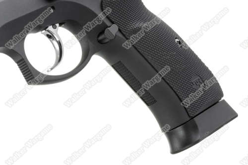 KJ Works CZ-75 SP-01 Shadow Full Metal GBB Pistol (ASG, Gas Blow Black) - Black