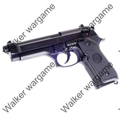 WE Beretta M9 Z88 Full Metal Green Gas Blow Back GBB Pistol New Version - Black