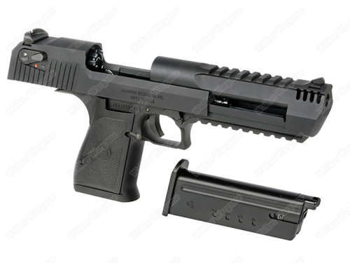 WE Desert Eagle L6 .50AE Green Gas Pistol Black