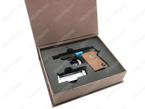WE CT25 Colt Model 1908 Vest Pocket Mini Airsoft GBB Pistol - Black