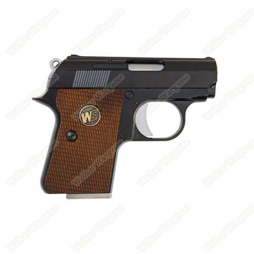 WE CT25 Colt Model 1908 Vest Pocket Mini Airsoft GBB Pistol - Black