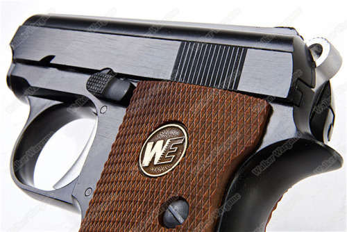 WE CT25 Colt Model 1908 Vest Pocket Mini Airsoft GBB Pistol - Black