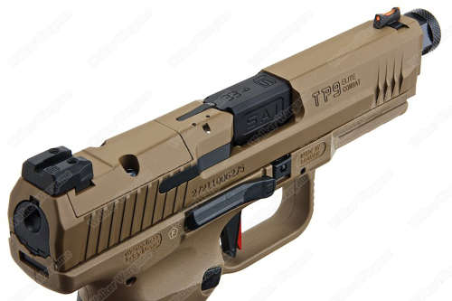 CANiK Cybergun TP9 Elite Combat GBB Pistol - Tan