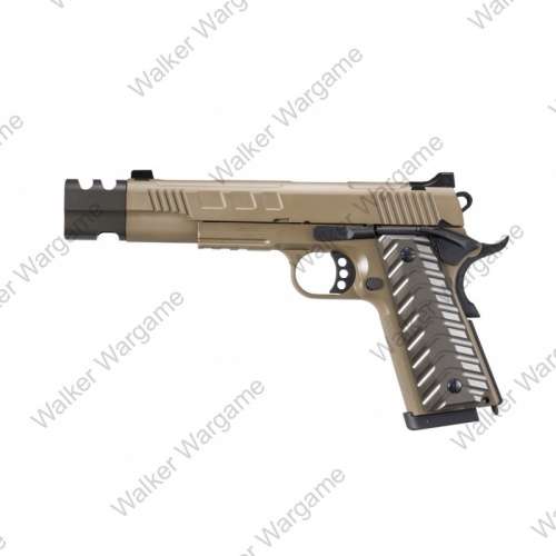 KJW 1911 Hitman GBB Pistol KP-16 With Compensator