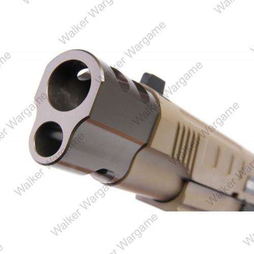 KJW 1911 Hitman GBB Pistol KP-16 With Compensator
