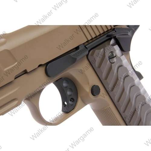 KJW 1911 Hitman GBB Pistol KP-16 With Compensator