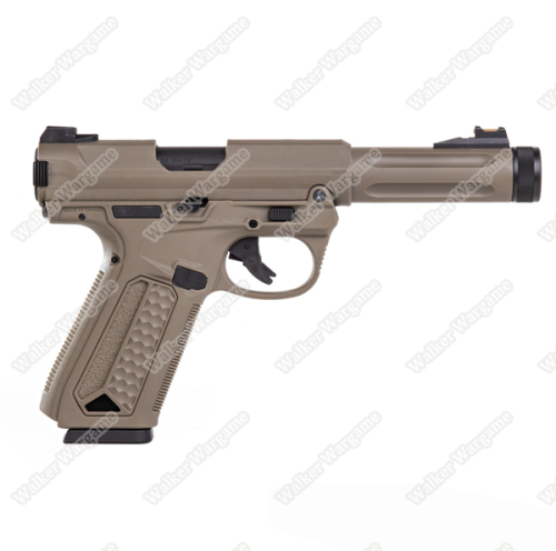 Action Army AAP01 Assassin Green Gas Pistol (Ruger Mark IV Style) Tan