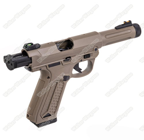 Action Army AAP01 Assassin Green Gas Pistol (Ruger Mark IV Style) Tan