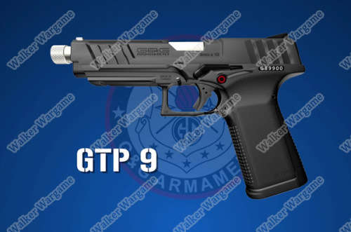 G&G GTP9 GBB Green Gas Blow Back Airsoft Pistol - Black