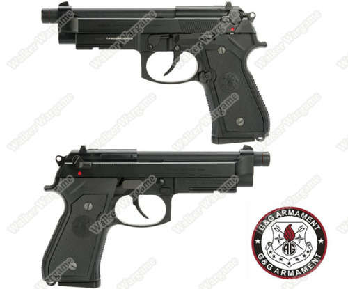G&G GPM92 MK3 Gas Blowback Airsoft M9 Pistol - BLACK V2 Full metal