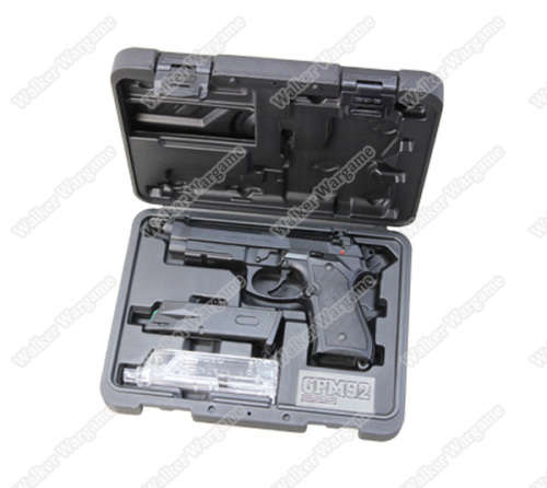 G&G GPM92 MK3 Gas Blowback Airsoft M9 Pistol - BLACK V2 Full metal