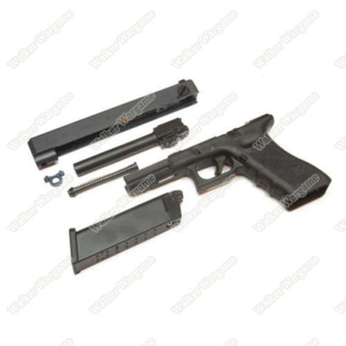 WE Tech Glock 35 Geen Gas Blow Back Pistol - Black Semi Auto/Full Auto