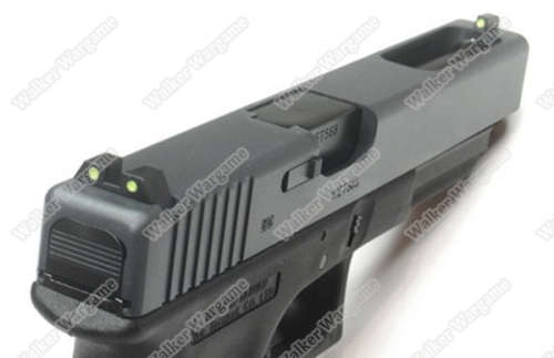 WE Tech Glock 35 Geen Gas Blow Back Pistol - Black Semi Auto/Full Auto