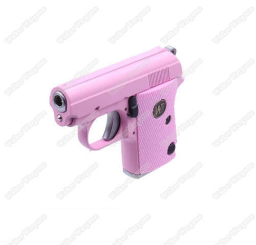 WE CT25 Colt Model 1908 Vest Pocket Mini Airsoft GBB Pistol - Pink