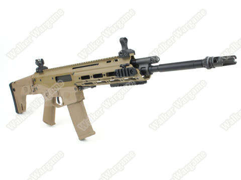 WE MSK Masada ACR Green Gas GBB Gas Blow Back Rifle Full Metal - Tan