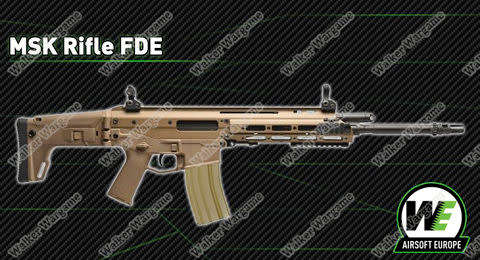 WE MSK Masada ACR Green Gas GBB Gas Blow Back Rifle Full Metal - Tan