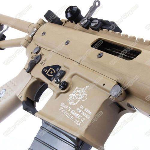 WE KAC PDW 8` Open Bolt Green Gas Blow Back GBB Rifle - Tan