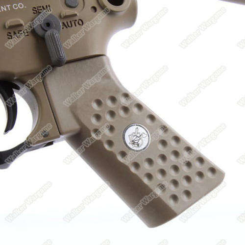 WE KAC PDW 8` Open Bolt Green Gas Blow Back GBB Rifle - Tan