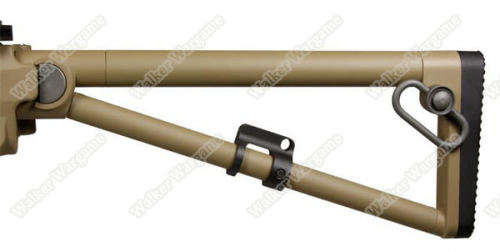 WE KAC PDW 8` Open Bolt Green Gas Blow Back GBB Rifle - Tan