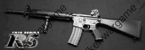 G&G M16A4 Full Metal TR16 R5 Blow Back AEG Airsoft Gun - Black