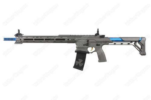 G&G BAMF Team Cobalt Kinetics M4 Advanced ETU Airsoft Rifle Grey / Blue