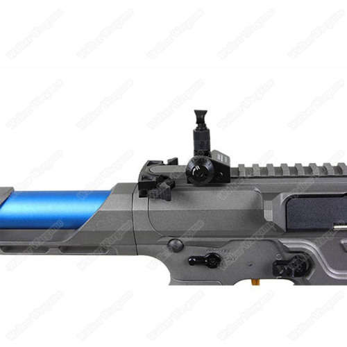 G&G BAMF Team Cobalt Kinetics M4 Advanced ETU Airsoft Rifle Grey / Blue