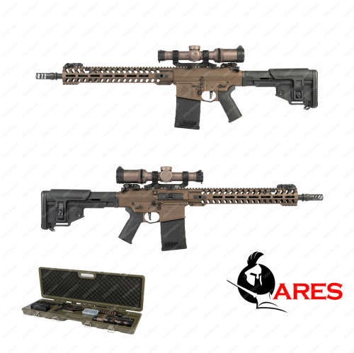Ares 308 AR308L DMR Airsoft Electric Rifle AEG deluxe package